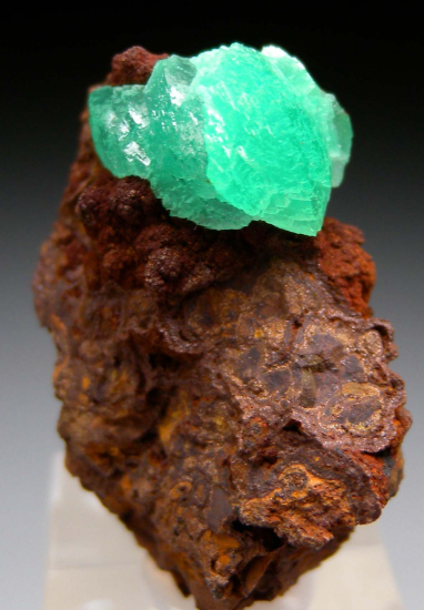 Cuprian Adamite from Ojuela Mine, Mapimi, Durango, Mexico [db_pics/pics/p185a.jpg]
