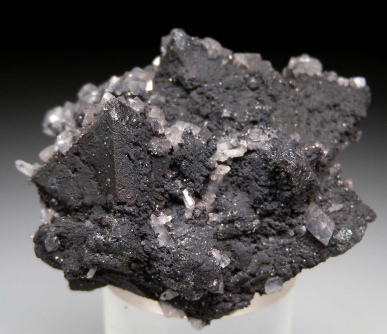 Calcite on Tennantite from Tsumeb, Namibia [db_pics/pics/p269a.jpg]