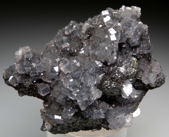 Calcite on Tennantite from Tsumeb, Namibia [db_pics/pics/p269d.jpg]