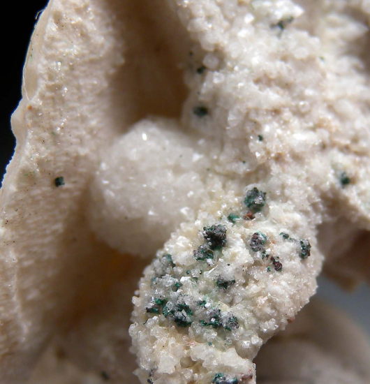 Dolomite after Tarnowitzite with Copper on Dolomite cast from Tsumeb, Namibia [db_pics/pics/p272e.jpg]