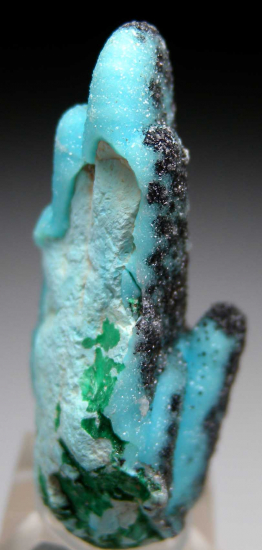 Chrysocolla pseudomorph from Tenke-Fungurume, Lualaba, DR Congo [db_pics/pics/p287d.jpg]