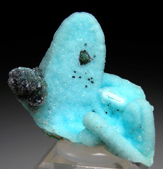 Chrysocolla pseudomorph from Tenke-Fungurume, Lualaba, DR Congo [db_pics/pics/p288a.jpg]