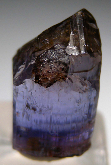 Allanite on Tanzanite from Merelani Hills, Arusha, Tanzania [db_pics/pics/p298a.jpg]