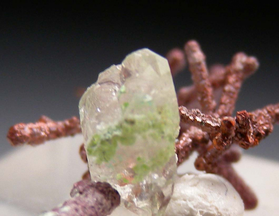 Calcite on Copper from Bisbee, Cochise Co., Arizona, USA [db_pics/pics/p348c.jpg]