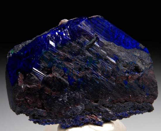 Azurite with Chalcocite from Milpillas Mine, Cuitaca, Sonora, Mexico [db_pics/pics/p411b.jpg]