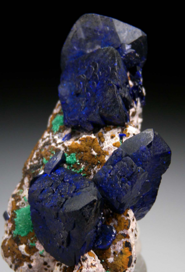 Azurite with Malachite from Milpillas Mine, Cuitaca, Sonora, Mexico [db_pics/pics/p553b.jpg]