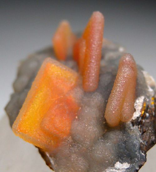 Hemimorphite over Wulfenite from Finch Mine, Haden, Gila Co., Arizona, USA [db_pics/pics/p617b.jpg]