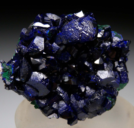 Azurite from Milpillas Mine, Cuitaca, Sonora, Mexico [db_pics/pics/p635b.jpg]