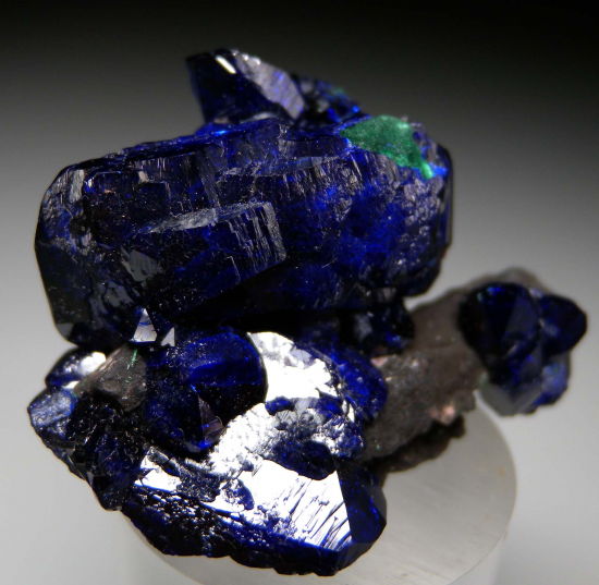 Azurite, Malachite from Watercourse Pocket, Milpillas Mine, Cuitaca, Sonora, Mexico [db_pics/pics/p643b.jpg]
