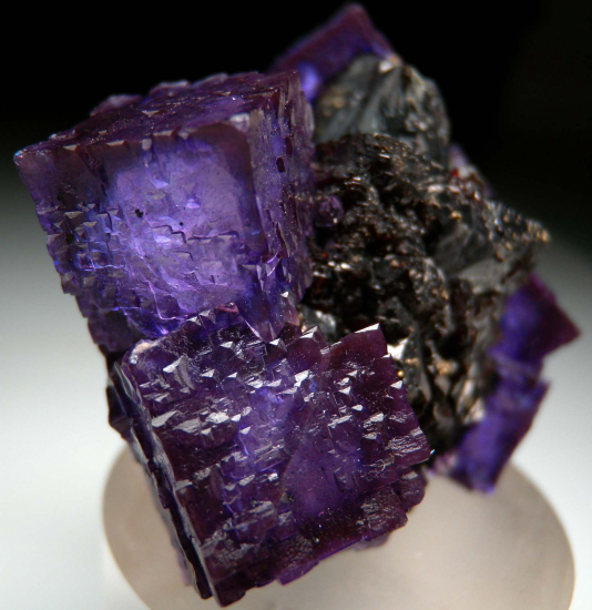Fluorite with Sphalerite from Elmwood Mine, Carthage, Tennessee, USA [db_pics/pics/p734d.jpg]