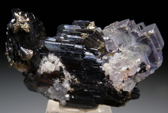 Fluorite on Ferberite from Yaogangxian Mine, Hunan, China [db_pics/pics/p754a.jpg]