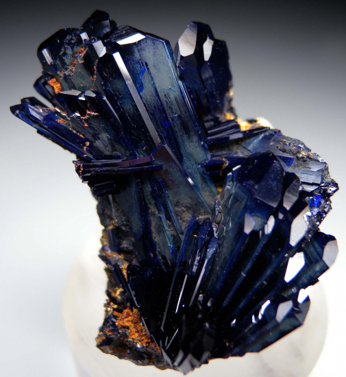 Azurite from Touissit, Morocco [db_pics/pics/p961a.jpg]