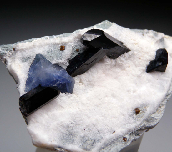 Benitoite, Neptunite, Joaquinite from Gem Mine, San Benito Co., California, USA [db_pics/pics/r171b.jpg]