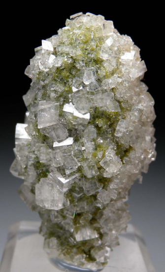Duftite with Calcite 'Saguaro Cactus' from Tsumeb, Namibia [db_pics/pics/r423a.jpg]