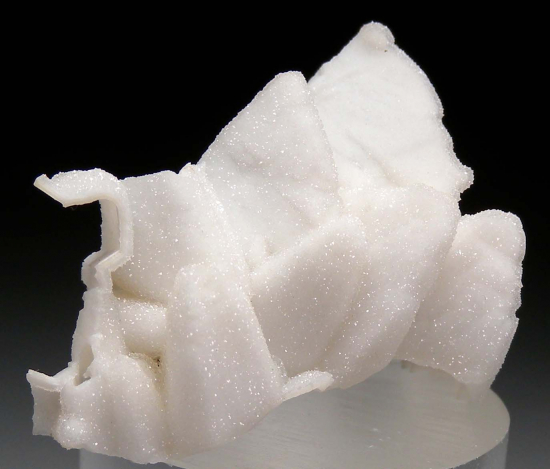 Quartz casts after Calcite from N'Chwanning Mine, Kuruman, N. Cape Prov., South Africa [db_pics/pics/r437b.jpg]