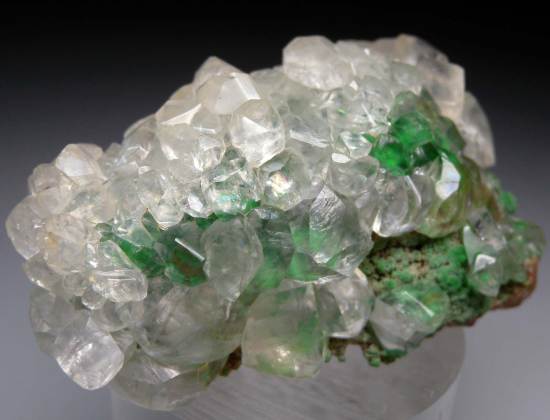 Calcite on Conichalcite from Mina Ojuela, Mapimi, Durango, Mexico [db_pics/pics/r528b.jpg]