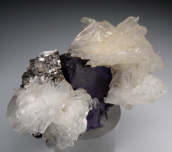 Barite, Galena on Fluorite from Denton Mine, Hardin County, Illinois, USA [db_pics/pics/r598b.jpg]