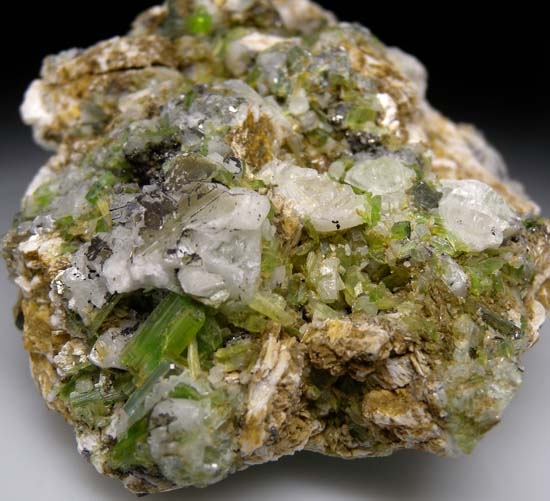 Apatite, Tremolite, Graphite from Merelani Hills, Arusha, Tanzania [db_pics/pics/t290b.jpg]