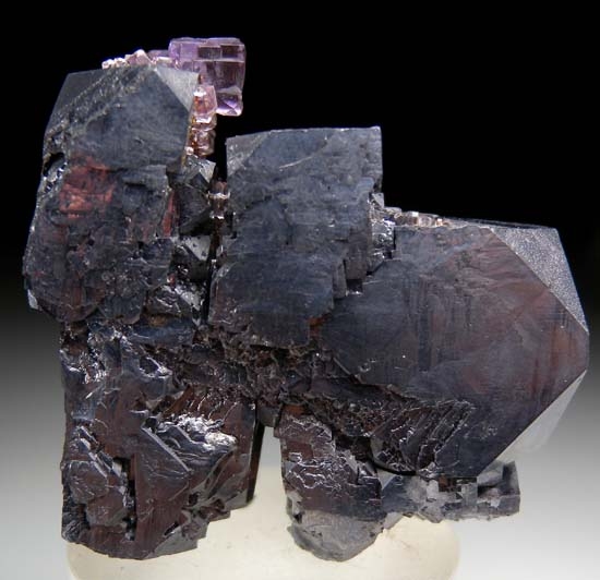 Fluorite, Sphalerite on Galena from Missouri, USA [db_pics/pics/t758b.jpg]