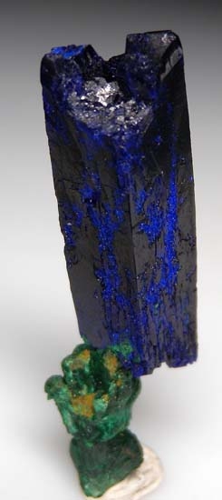 Azurite with Malachite from Kerrouchen, Midelt Province, Morocco [db_pics/pics/t799b.jpg]
