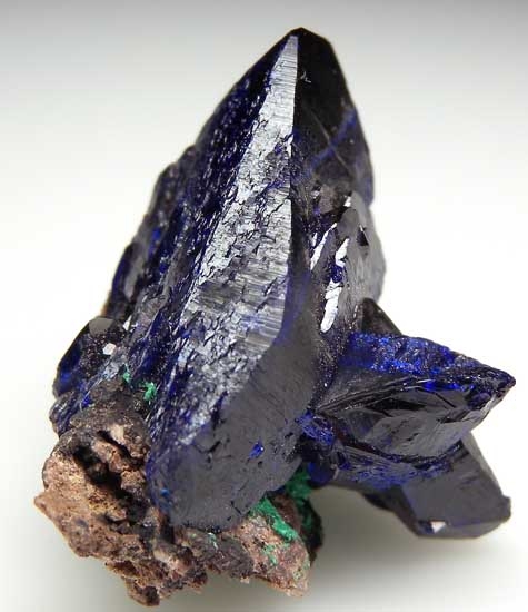 Azurite from Milpillas Mine, Cuitaca, Sonora, Mexico [db_pics/pics/tu155b.jpg]