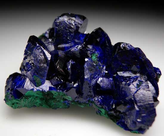 Azurite with Malachite from Milpillas Mine, Cuitaca, Sonora, Mexico [db_pics/pics/tu156d.jpg]