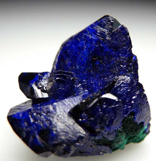 Azurite with Malachite from Milpillas Mine, Cuitaca, Sonora, Mexico [db_pics/pics/tu163a.jpg]