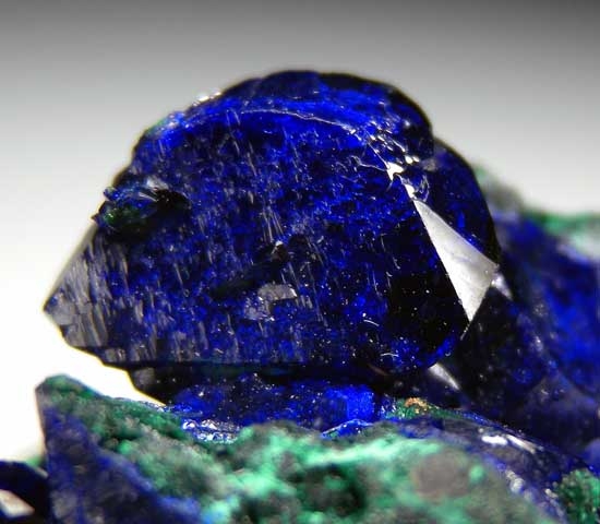 Azurite with Malachite from Milpillas Mine, Cuitaca, Sonora, Mexico [db_pics/pics/tu186c.jpg]