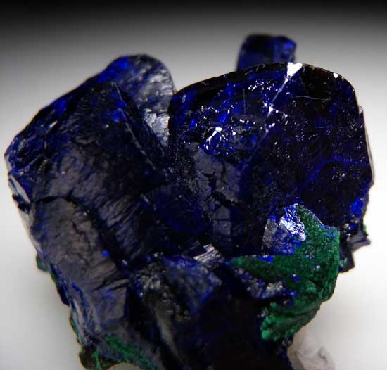 Azurite with Malachite from Milpillas Mine, Cuitaca, Sonora, Mexico [db_pics/pics/tu190b.jpg]