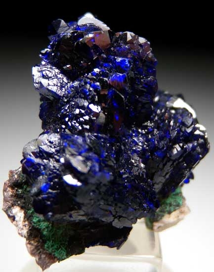 Azurite from Milpillas Mine, Cuitaca, Sonora, Mexico [db_pics/pics/tu194b.jpg]