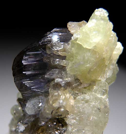 Tanzanite with Diopside from Merelani Hills, Arusha, Tanzania [db_pics/pics/tz132b.jpg]