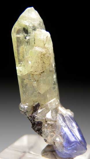 Diopside on Tanzanite from Merelani Hills, Arusha, Tanzania [db_pics/pics/tz300b.jpg]