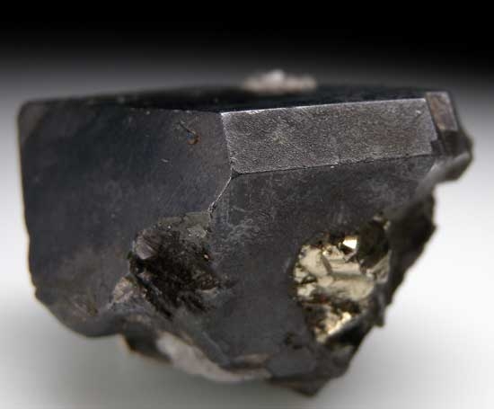 Alabandite with Pyrite from Merelani Hills, Arusha, Tanzania [db_pics/pics/tz330c.jpg]