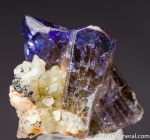 Tanzanite with Diopside from Merelani Hills, Arusha, Tanzania [M626]