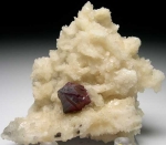 Cinnabar on Dolomite from Yanwuping Mines, Guizhou, China [A196]