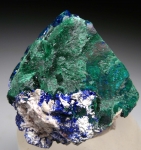 Azurite with Malachite from Milpillas Mine, Cuitaca, Sonora, Mexico [MK567]